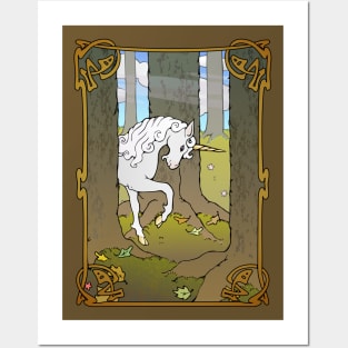 Forest Unicorn Posters and Art